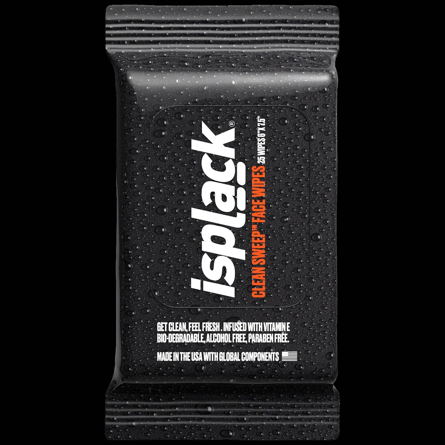 ISPLACK® CLEAN SWEEP™ FACE WIPES