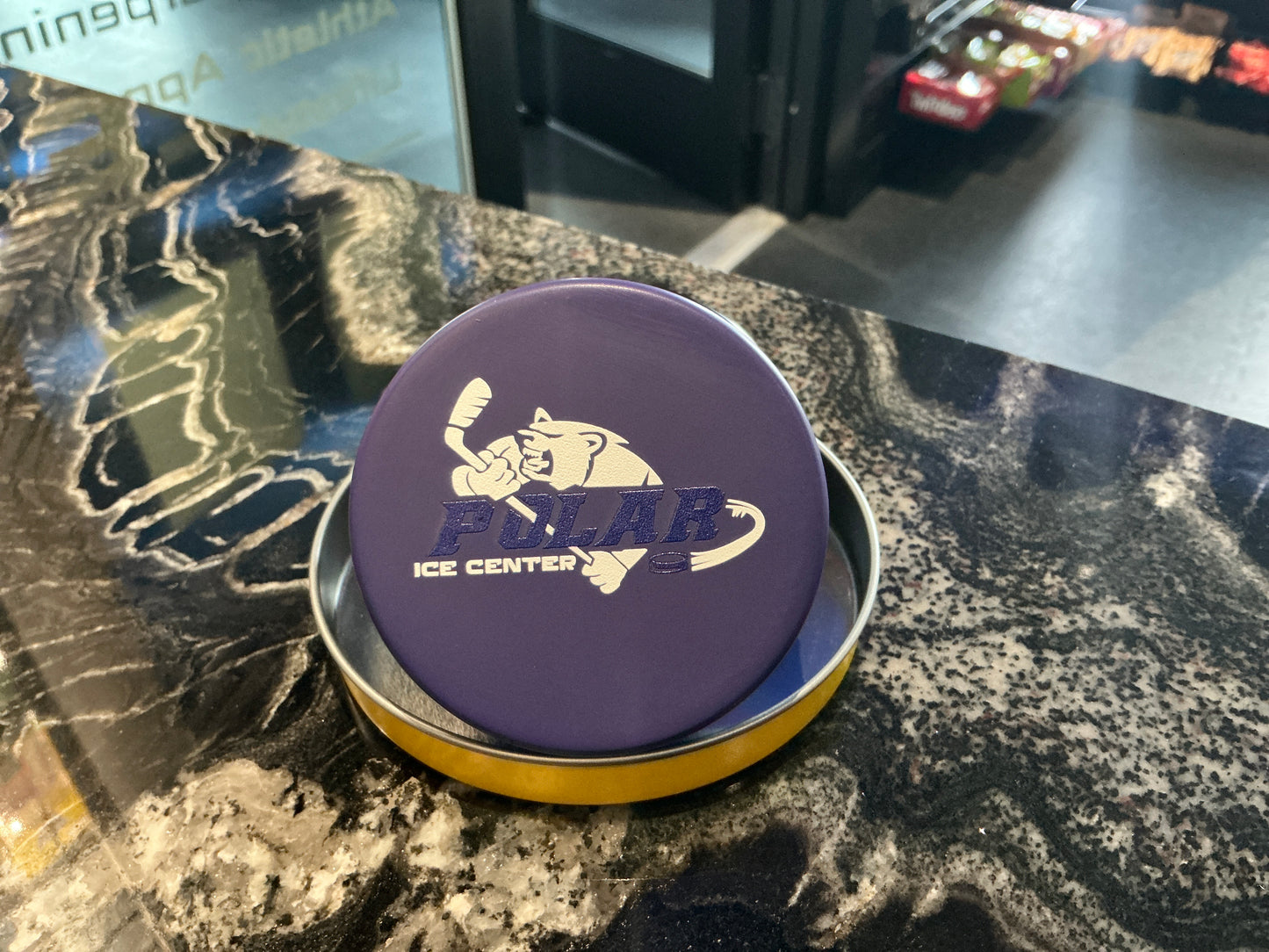Foam Hockey Pucks w/ Polar Ice Logo