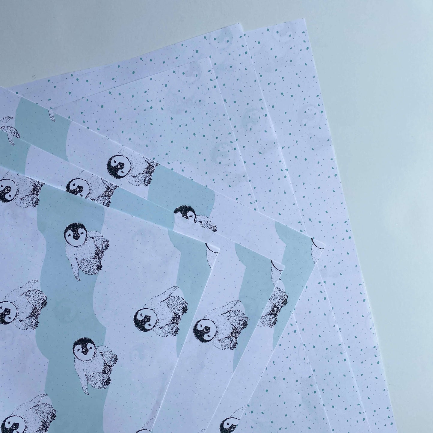 Baby Penguin Wrapping Paper