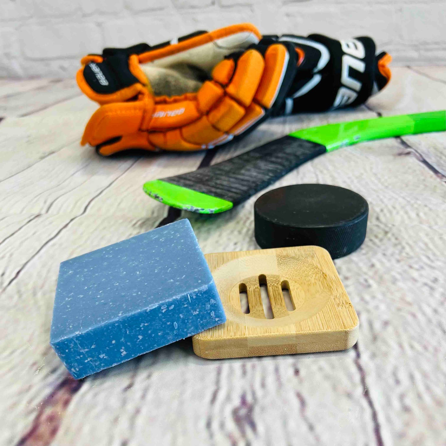 Bamboo Soap Holder - Dirty Dangles Hockey