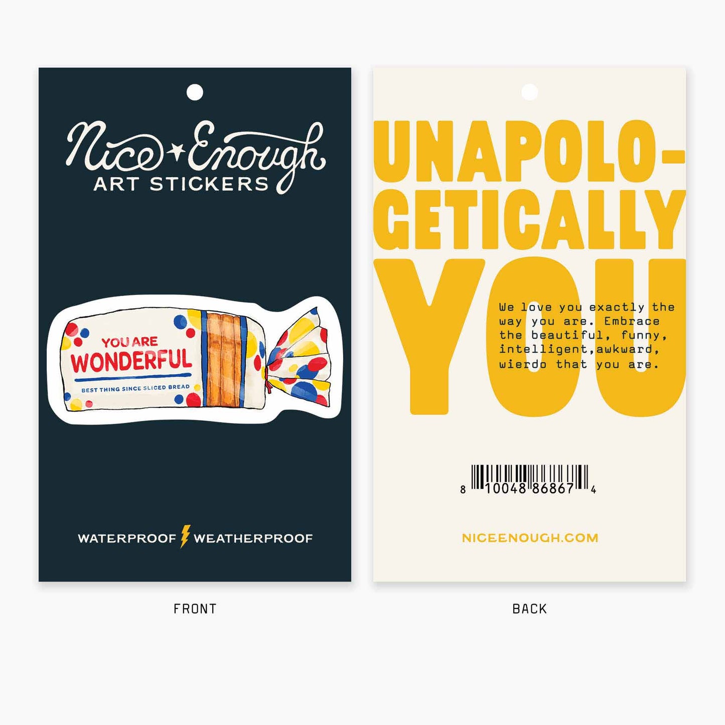 Wonderful - 3" Art Sticker