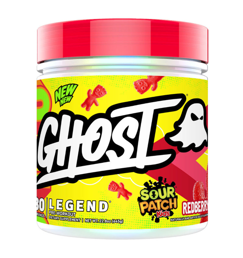 GHOST legend pre-workout (sour patch kids redberry)
