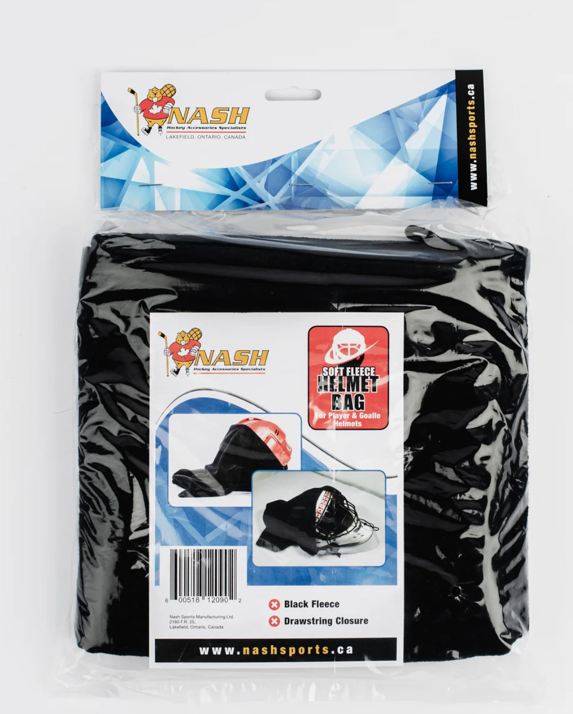 Soft Fleece Helmet Bag
