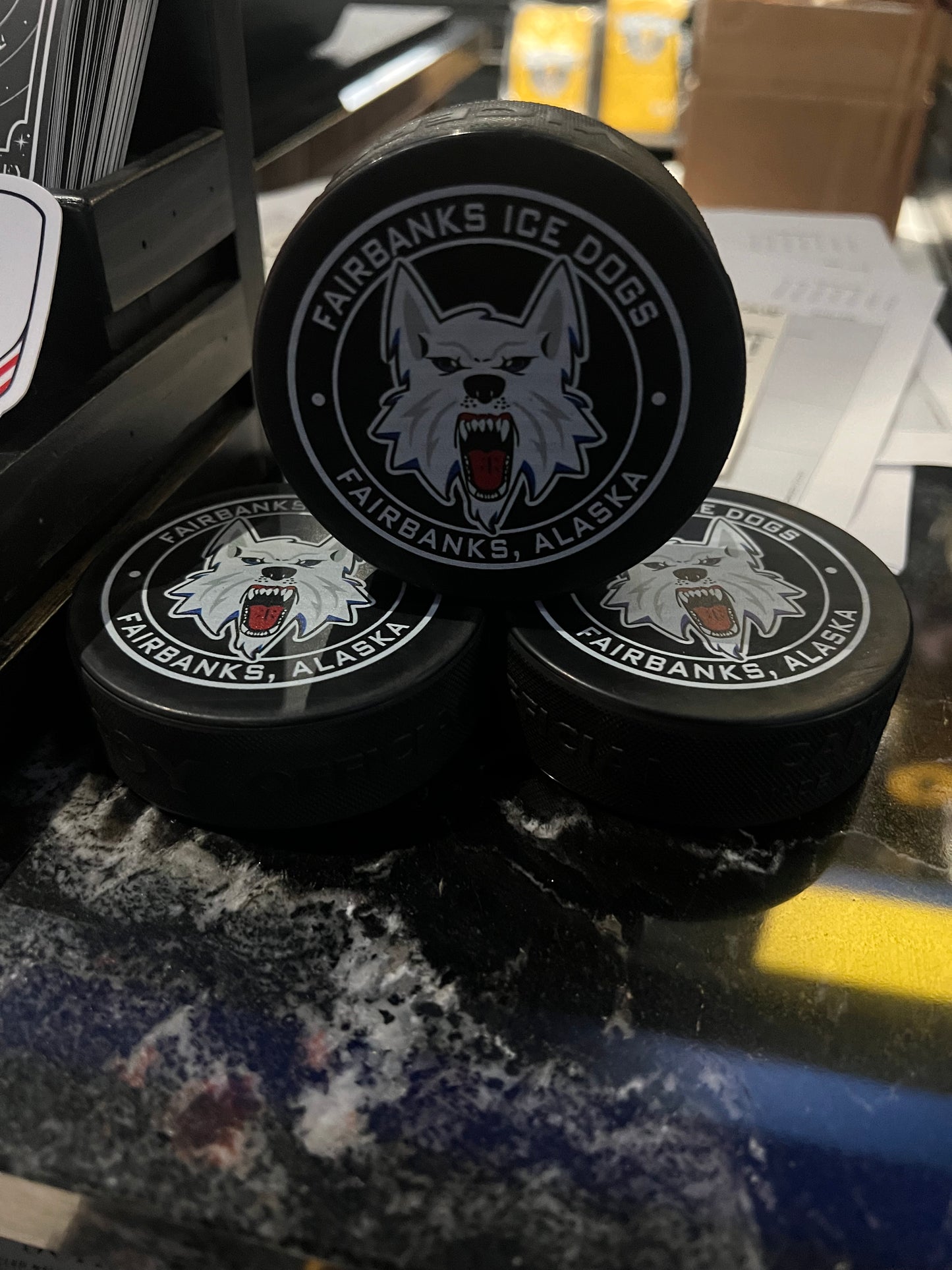 Ice dog puck