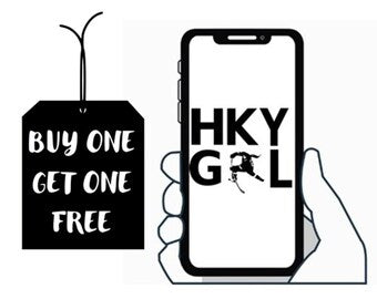 Phone decal- "HKY GRL"