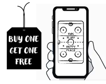 Phone Decal- Hockey Rink Painted Pastimes