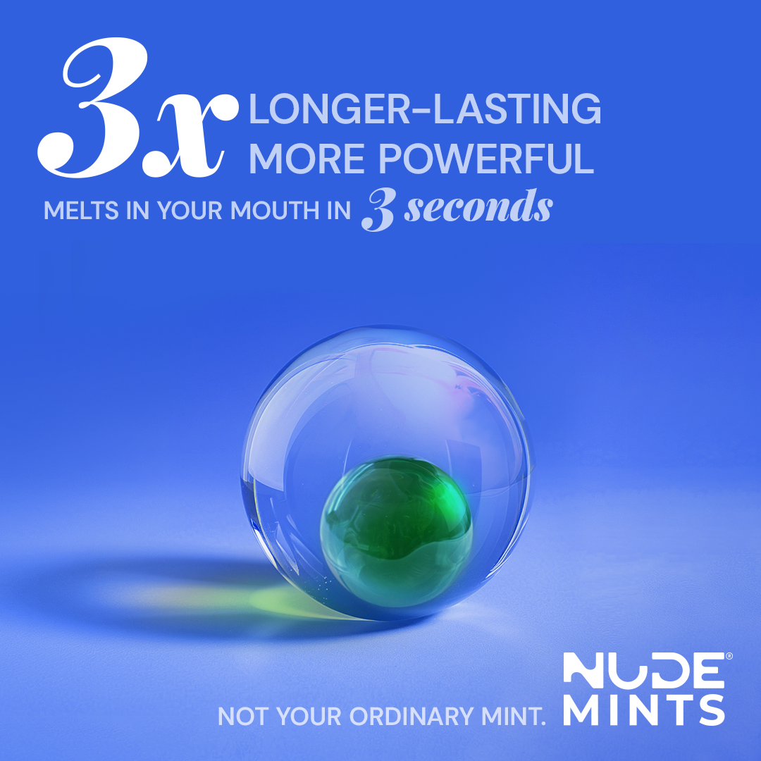 NUDE Mints - Concentrated Liquid Mint Capsules (Ice Shot)