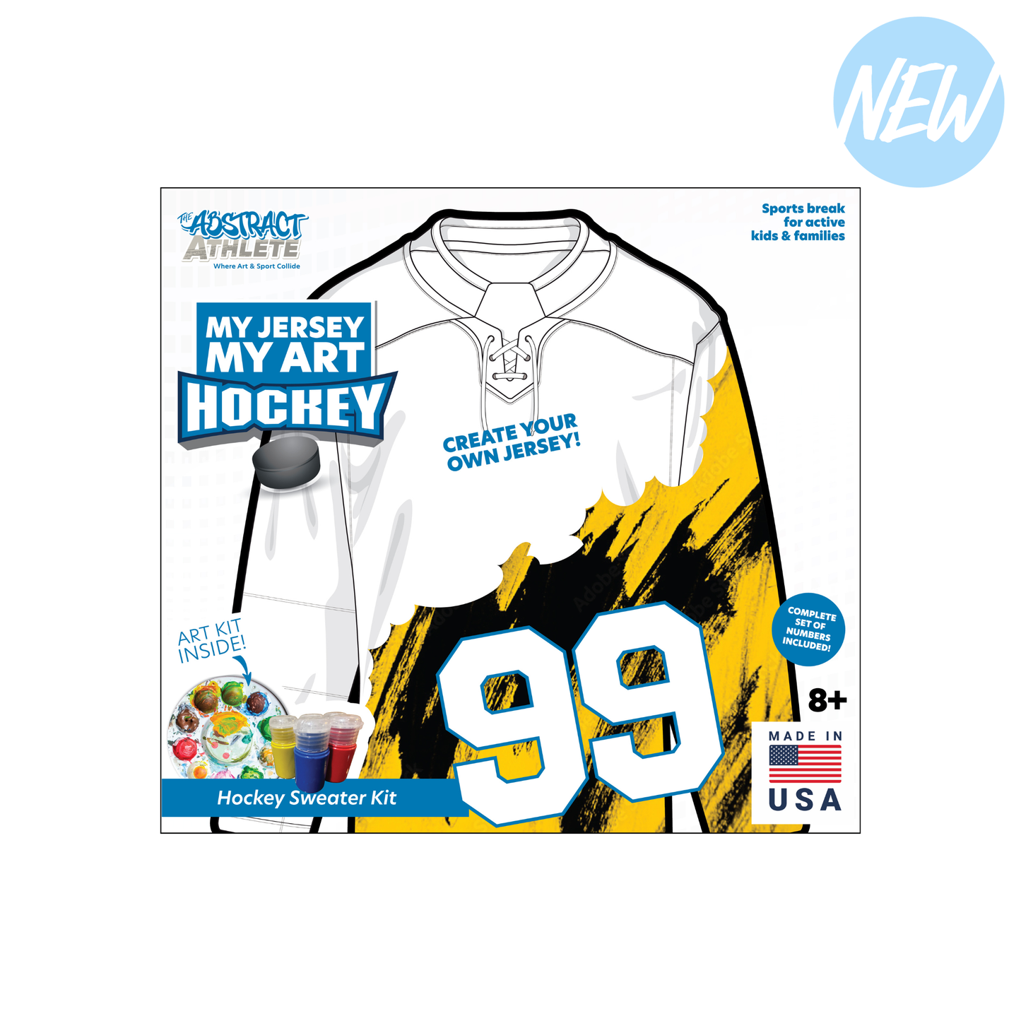 Abstract Athlete - My Jersey, My Art - Hockey