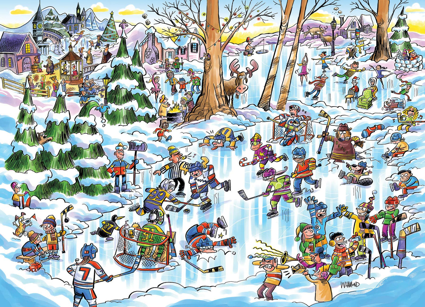 Hockey Town (Family) 350pc puzzle