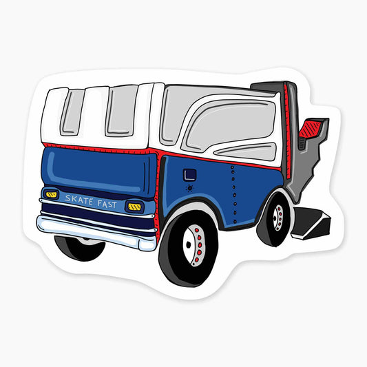 Zamboni - 3" Art Sticker