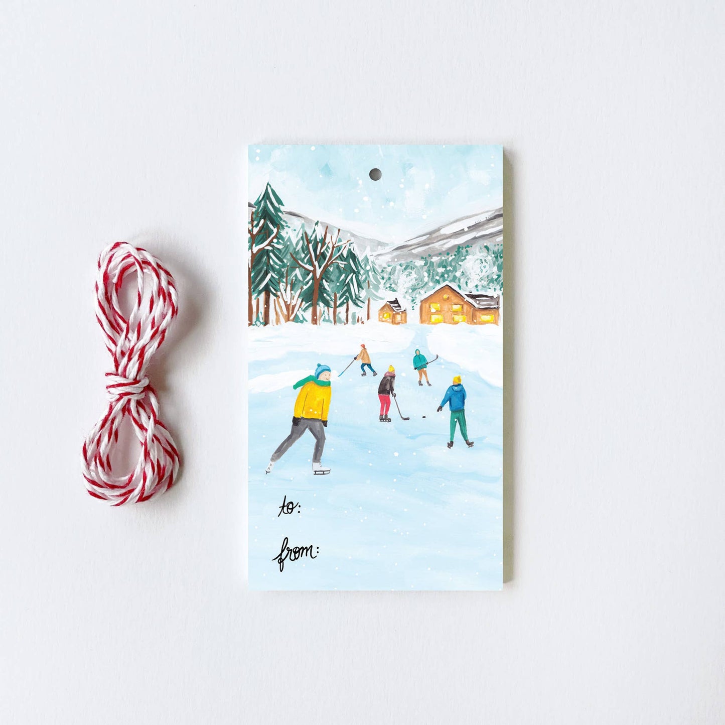 Gift Tags Skating