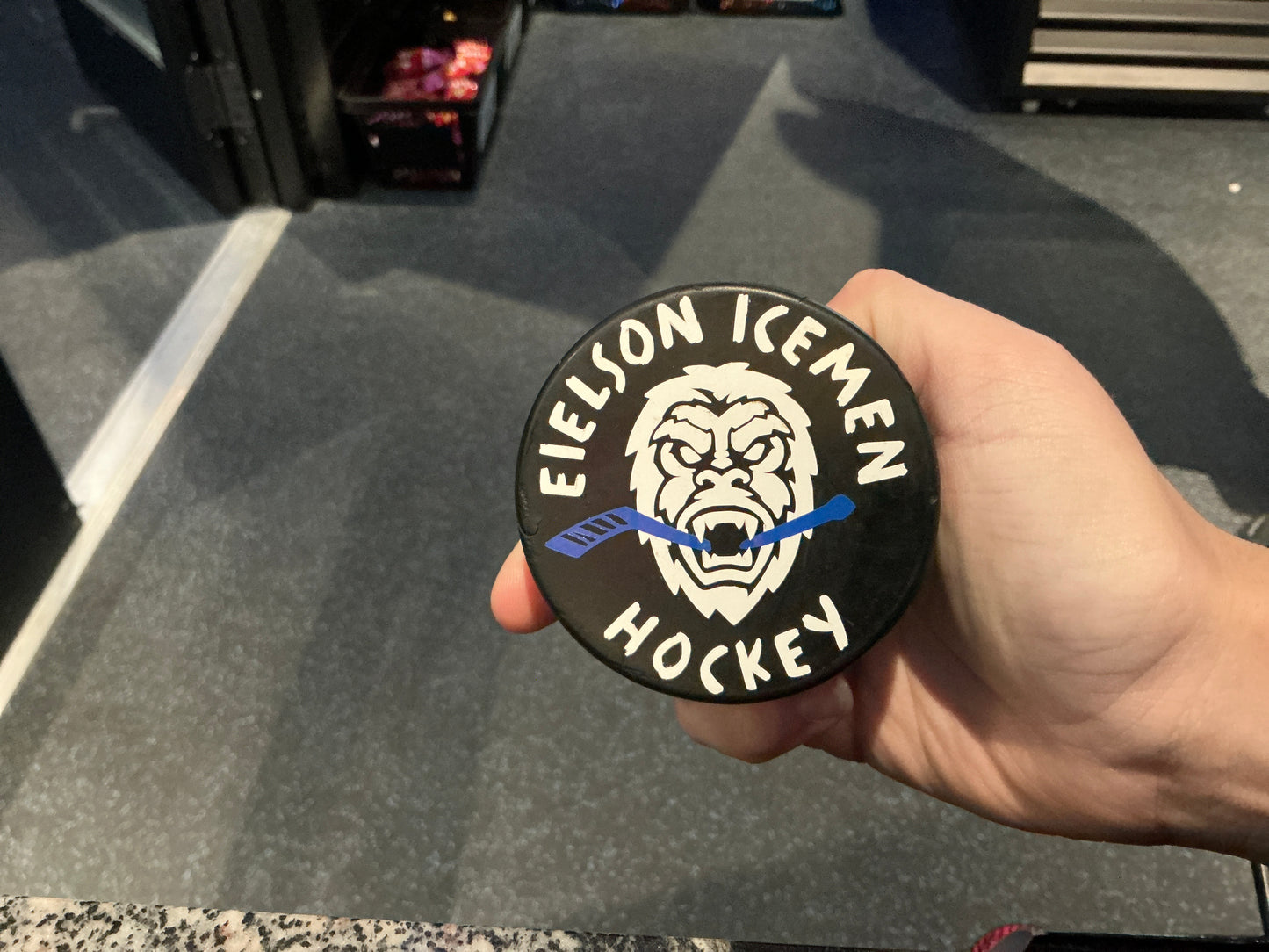 Eielson Icemen Puck Bottle Opener