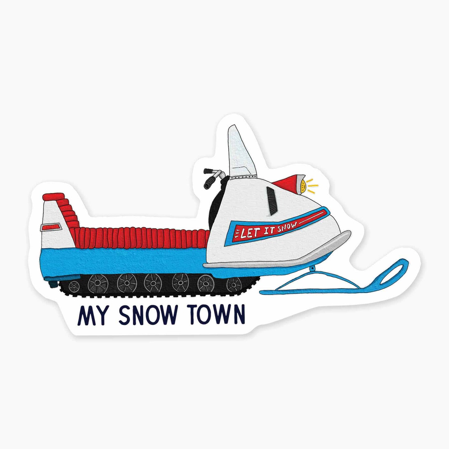 Snowmobile sticker