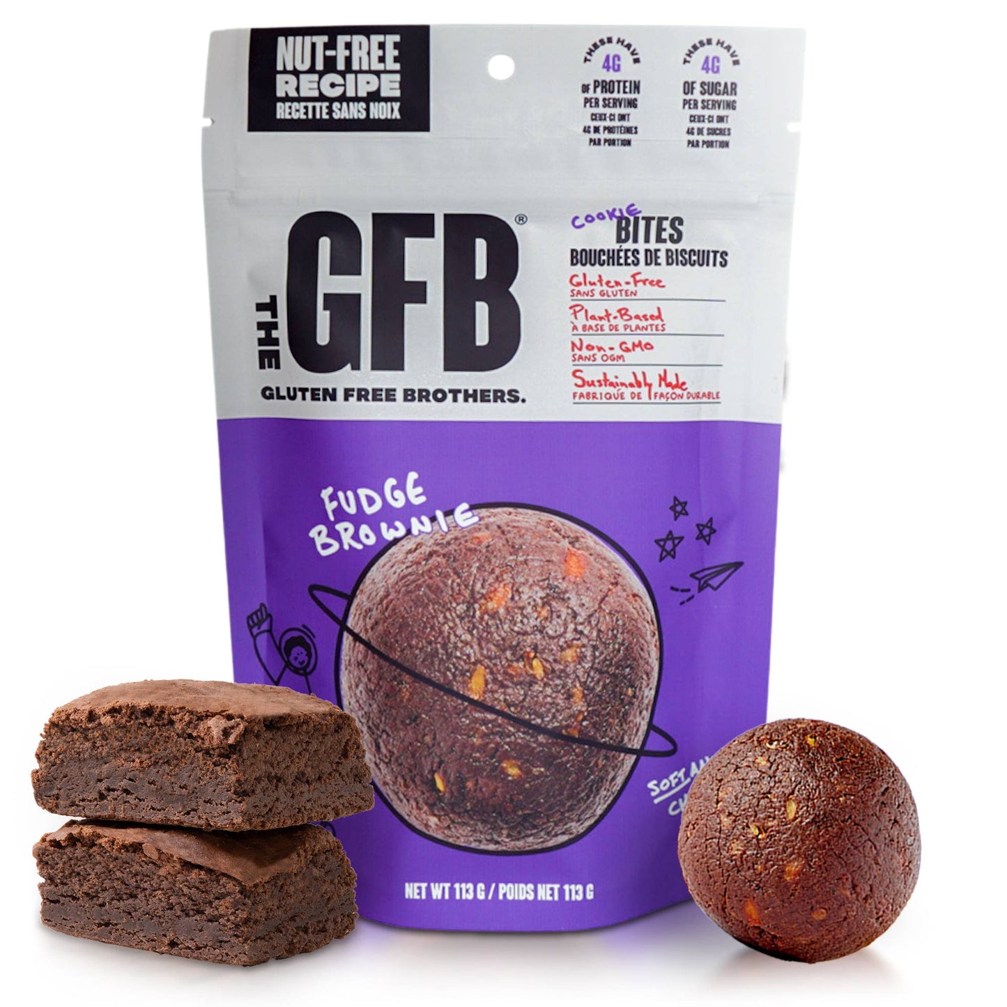 The GFB Fudge Brownie Cookie Bites (Nut Free)