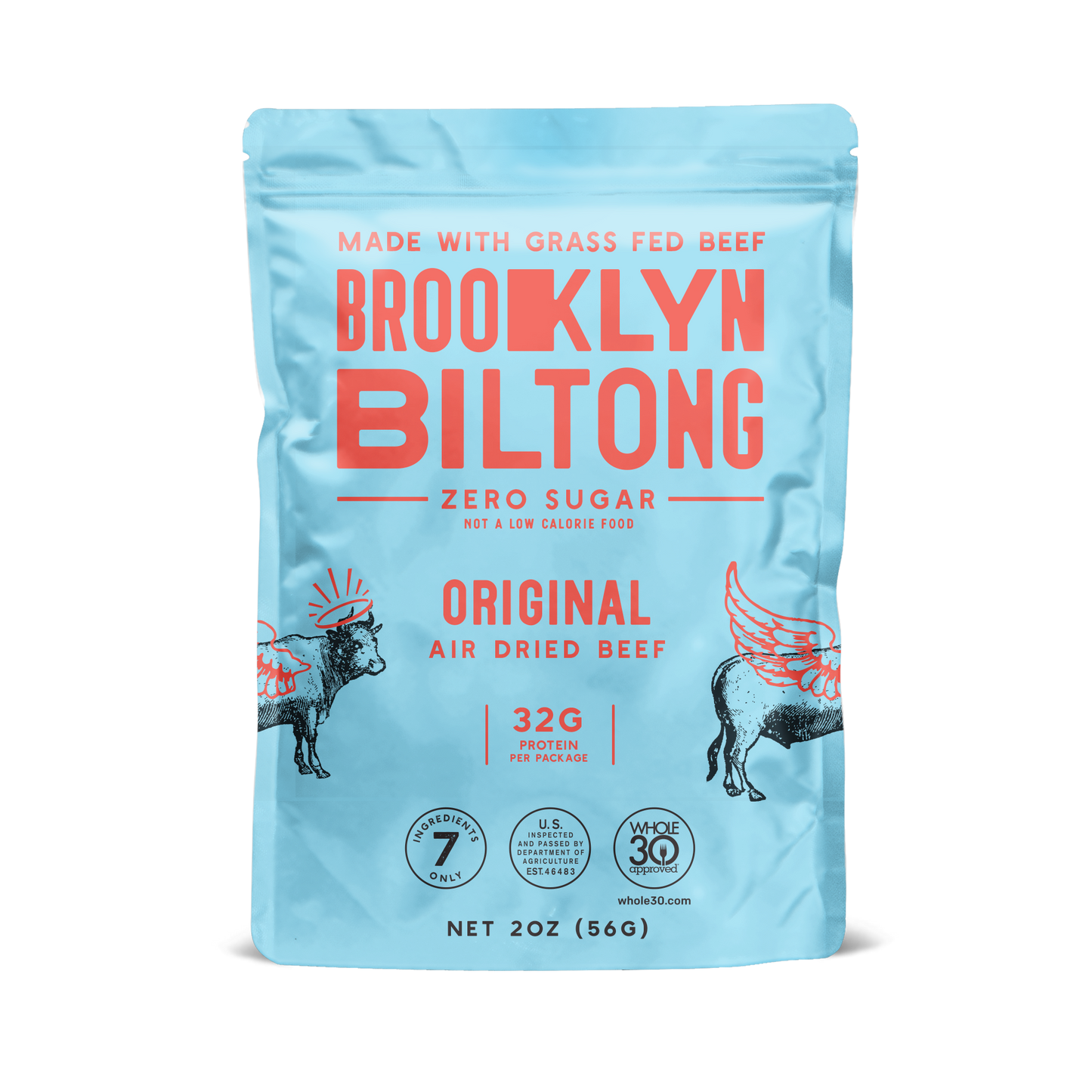 2oz Original Grass Fed Biltong Tender Jerky