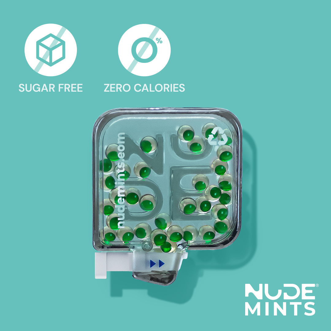 NUDE Mints - Double Action Liquid Mint Capsules (Spearmint)