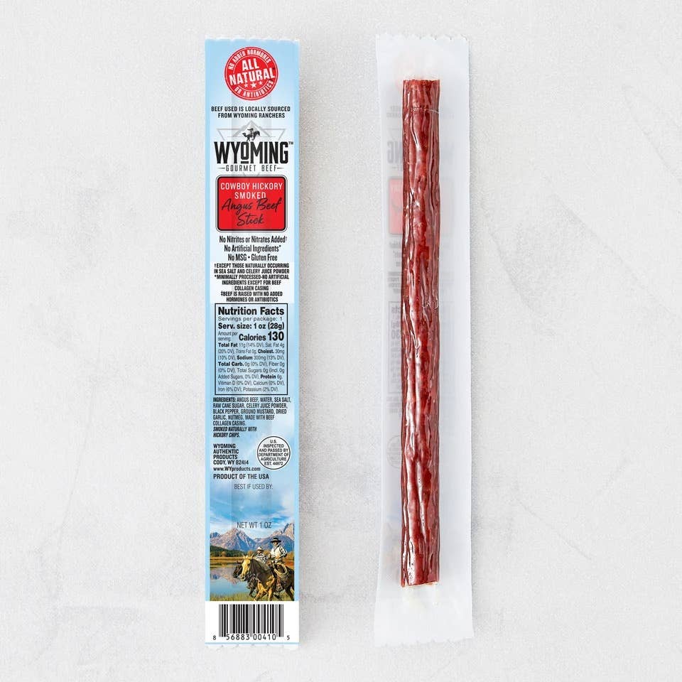 1 oz. Cowboy Hickory Smoked Beef Sticks