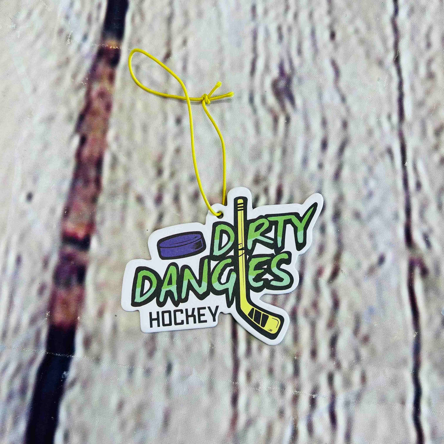Dirty Dangles Hockey Car Air Fresheners
