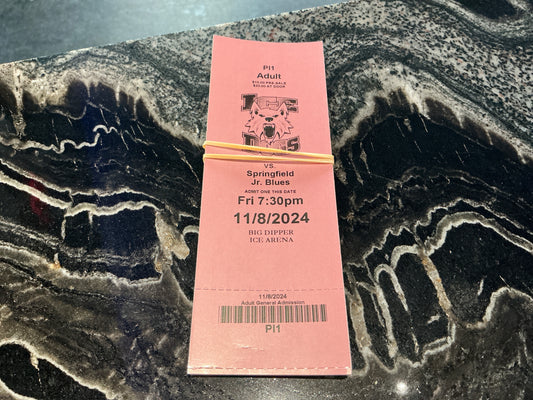 Ice Dog Ticket