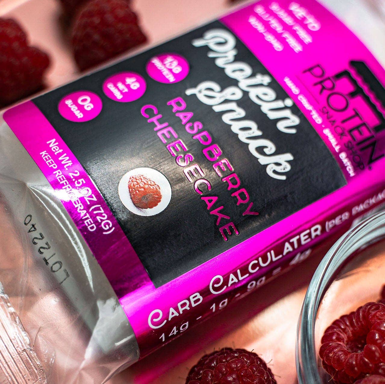 Gourmet Raspberry Protein Cheesecake (Keto)