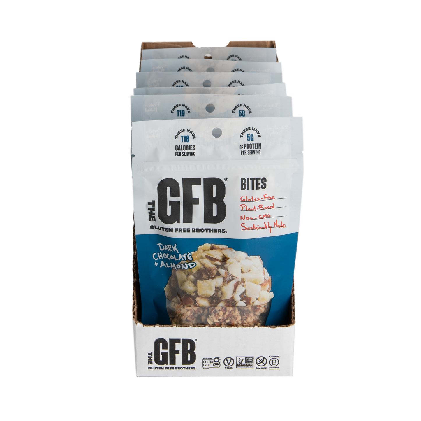 The GFB: Dark Chocolate Almond Protein Bites