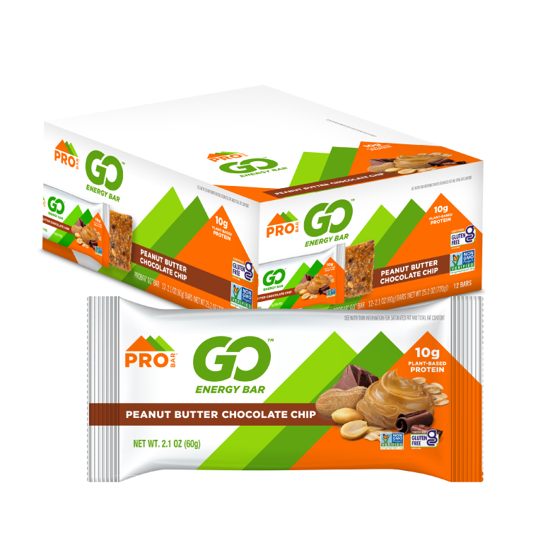 PROBAR GO Energy Bars - Peanut Butter Chocolate Chip