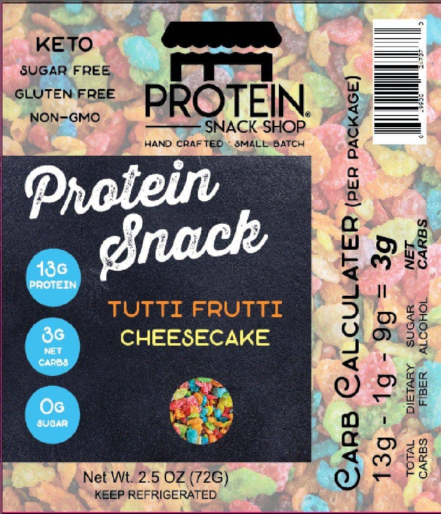 Gourmet Tutti Frutti Protein Cheesecake (Keto)