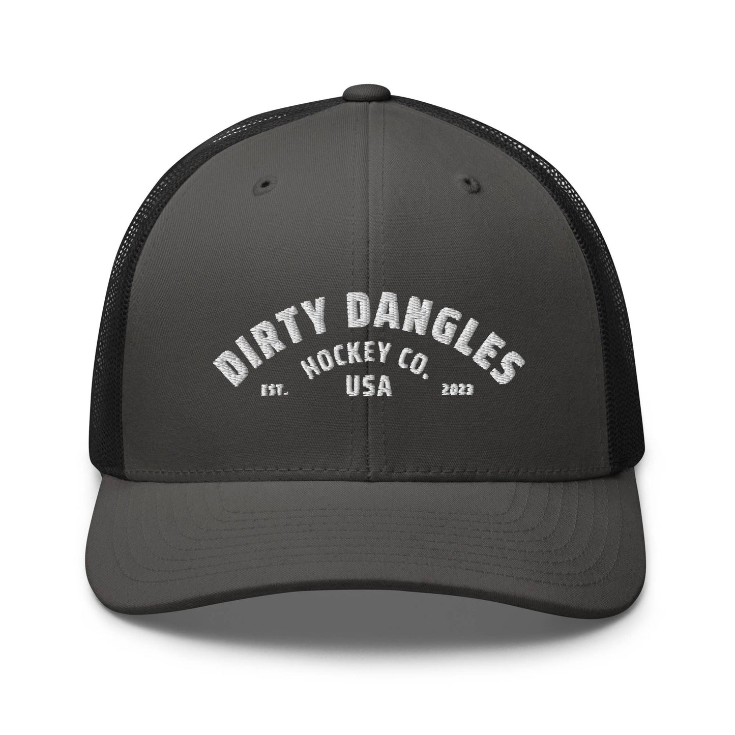 Dirty Dangles Hockey Co. Snap Back Mesh Trucker Hat