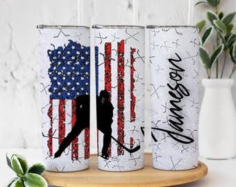 Hockey Flag 20oz Sublimation Tumbler