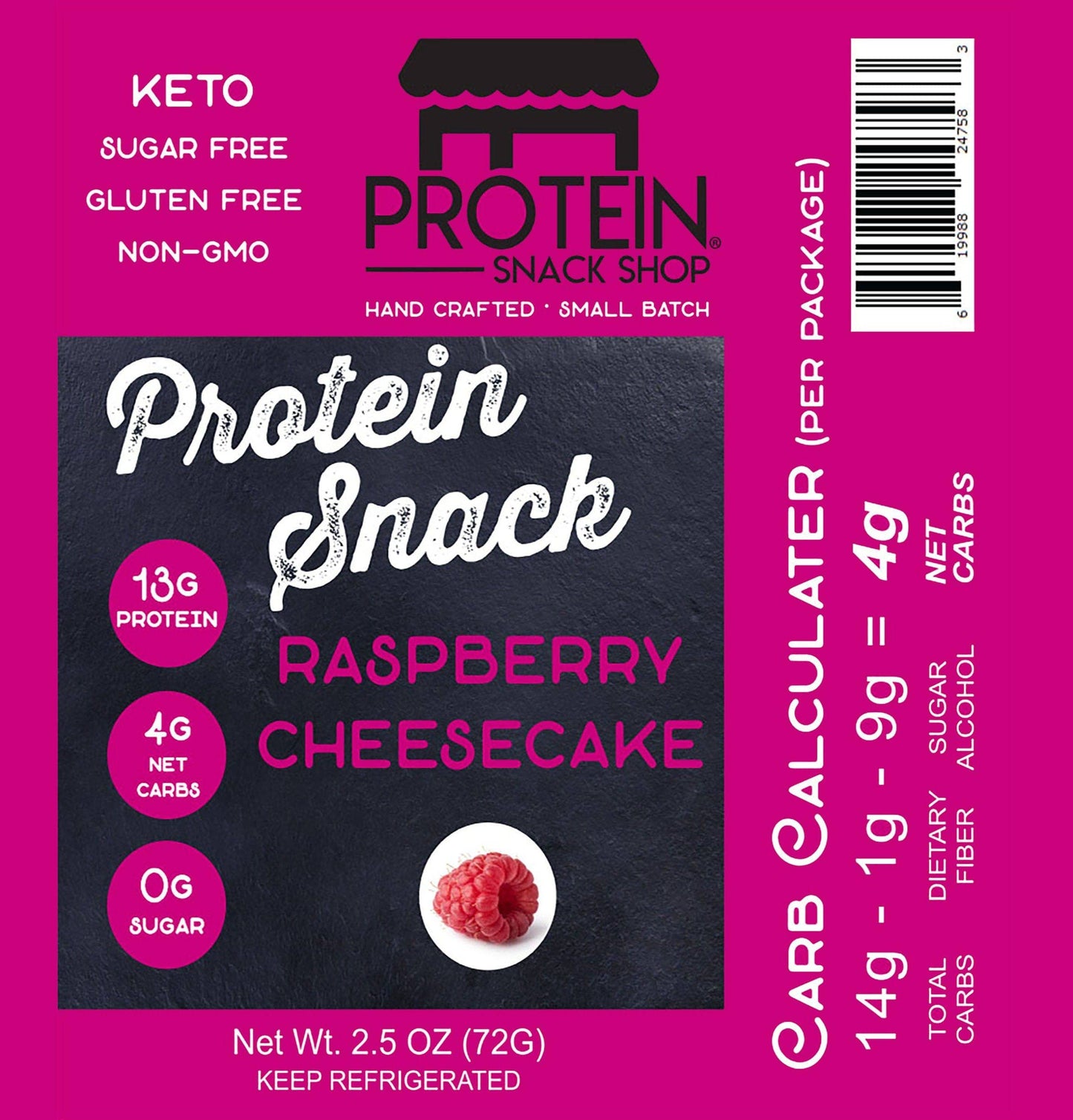 Gourmet Raspberry Protein Cheesecake (Keto)
