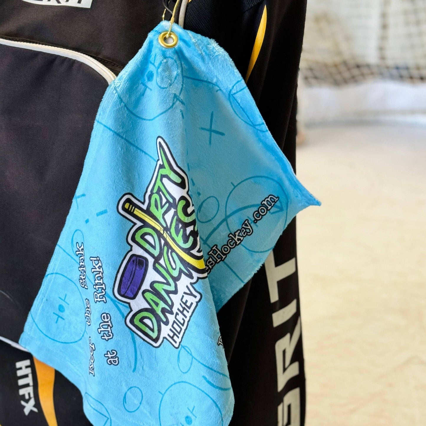 Bench and Skate Towels (11in x 18in) - Dirty Dangles Hockey