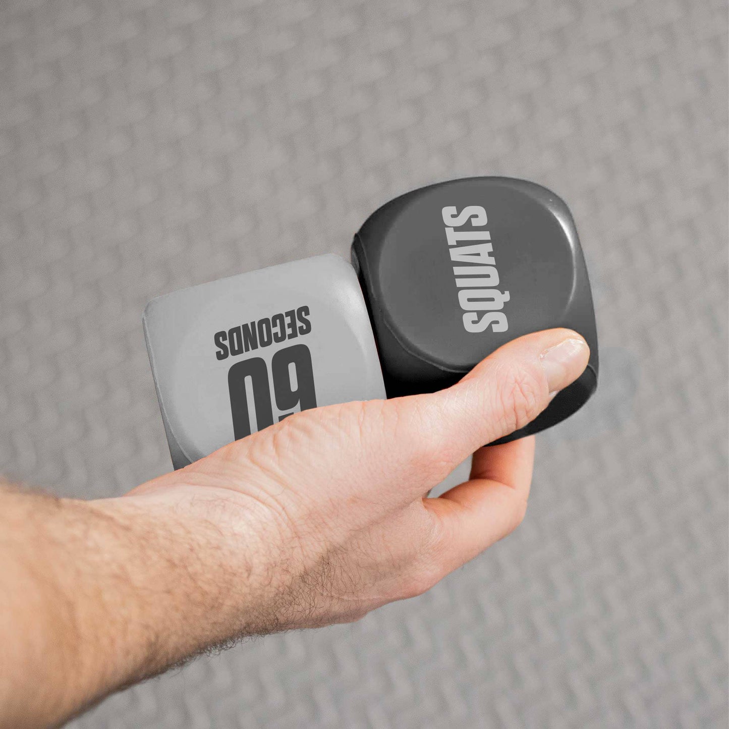 Fitness Routine Exercise Dice - Black