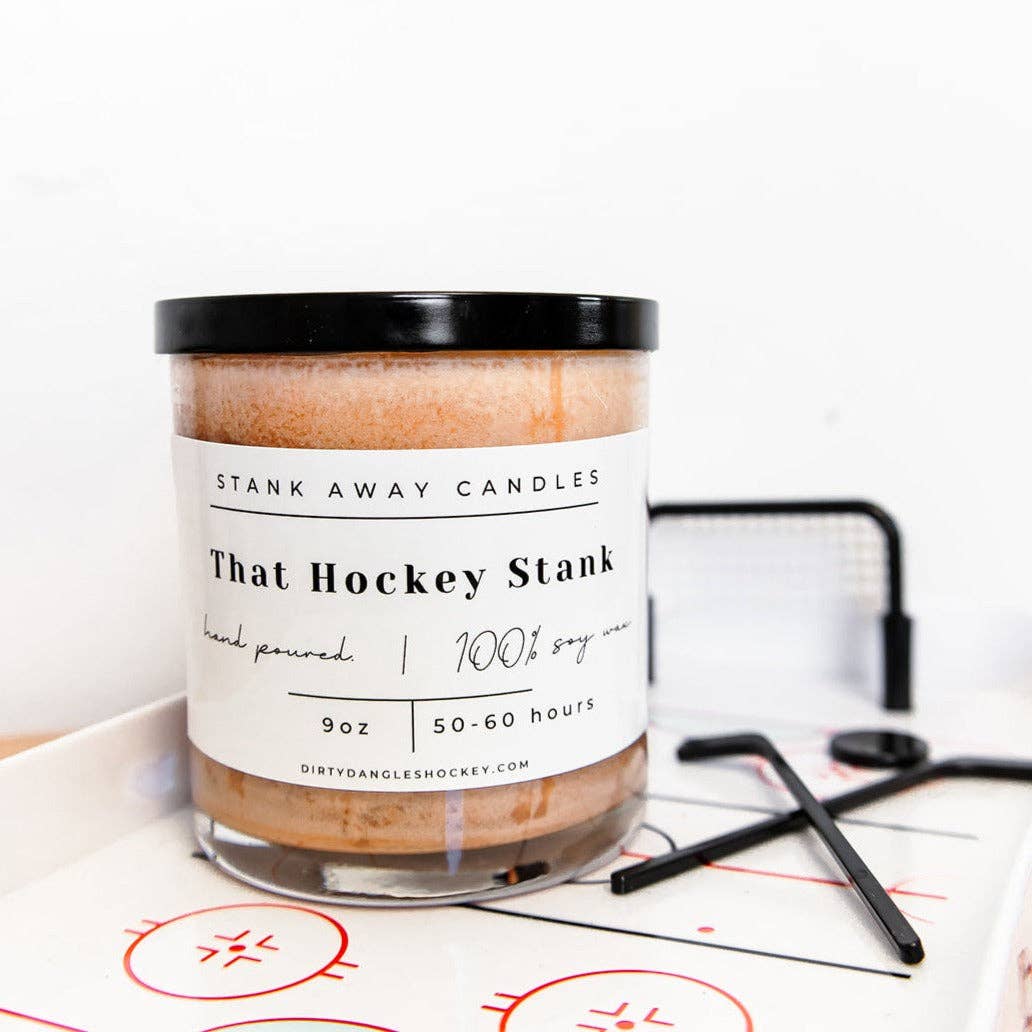 Natural Soy Wax Hockey Candles - Dirty Dangles Hockey