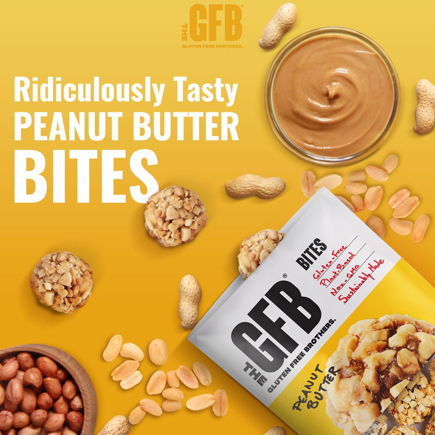 The GFB: Peanut Butter Gluten Free Protein Bites