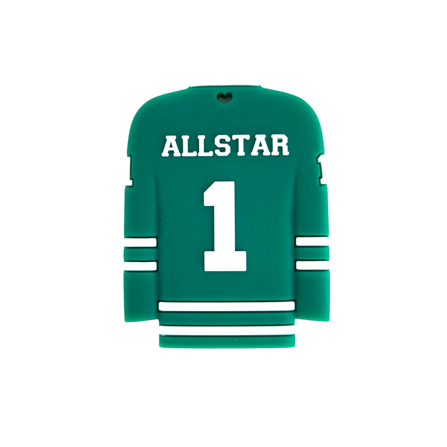 HOCKEY JERSEY Silicone Teether - Green