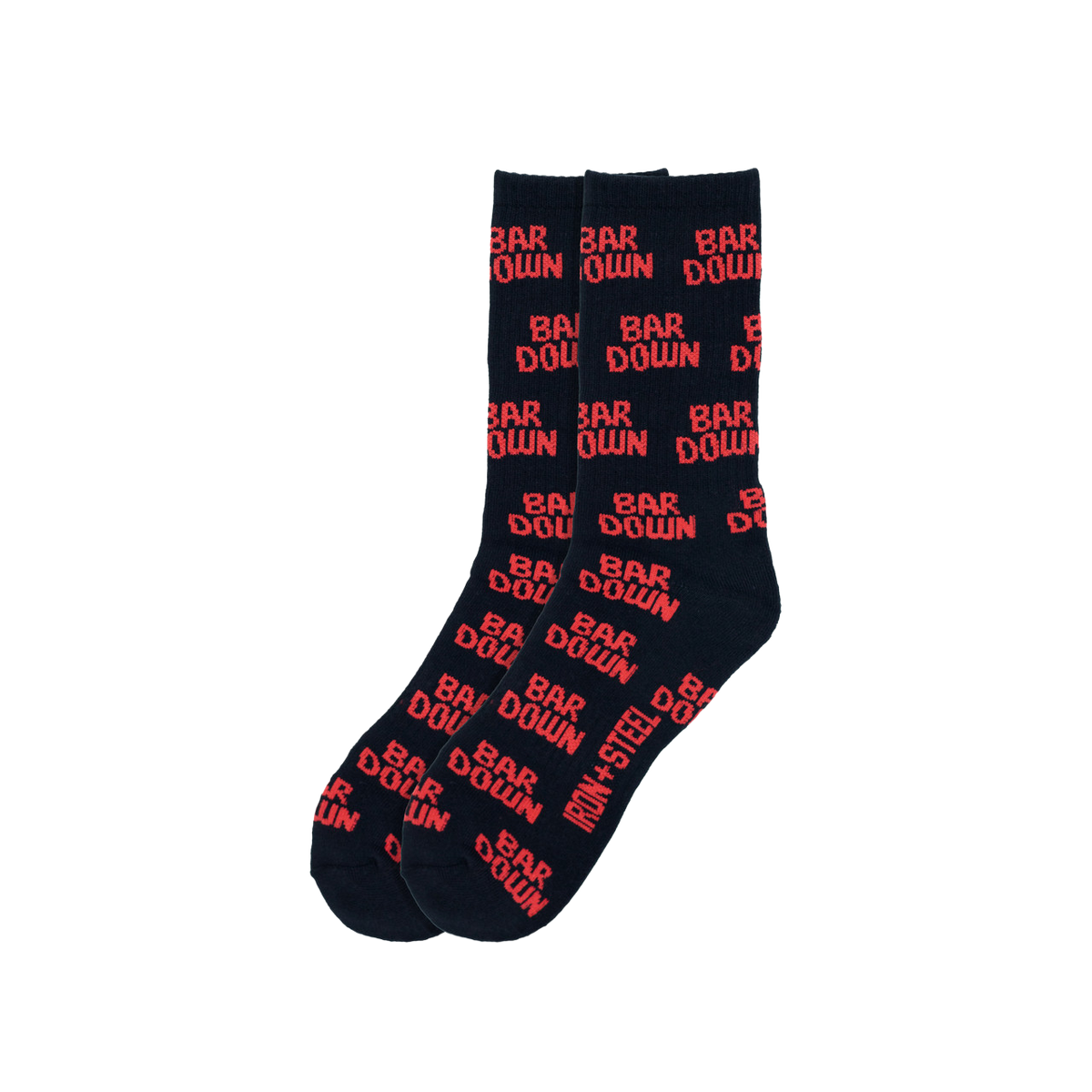 Bar Down Crew Socks