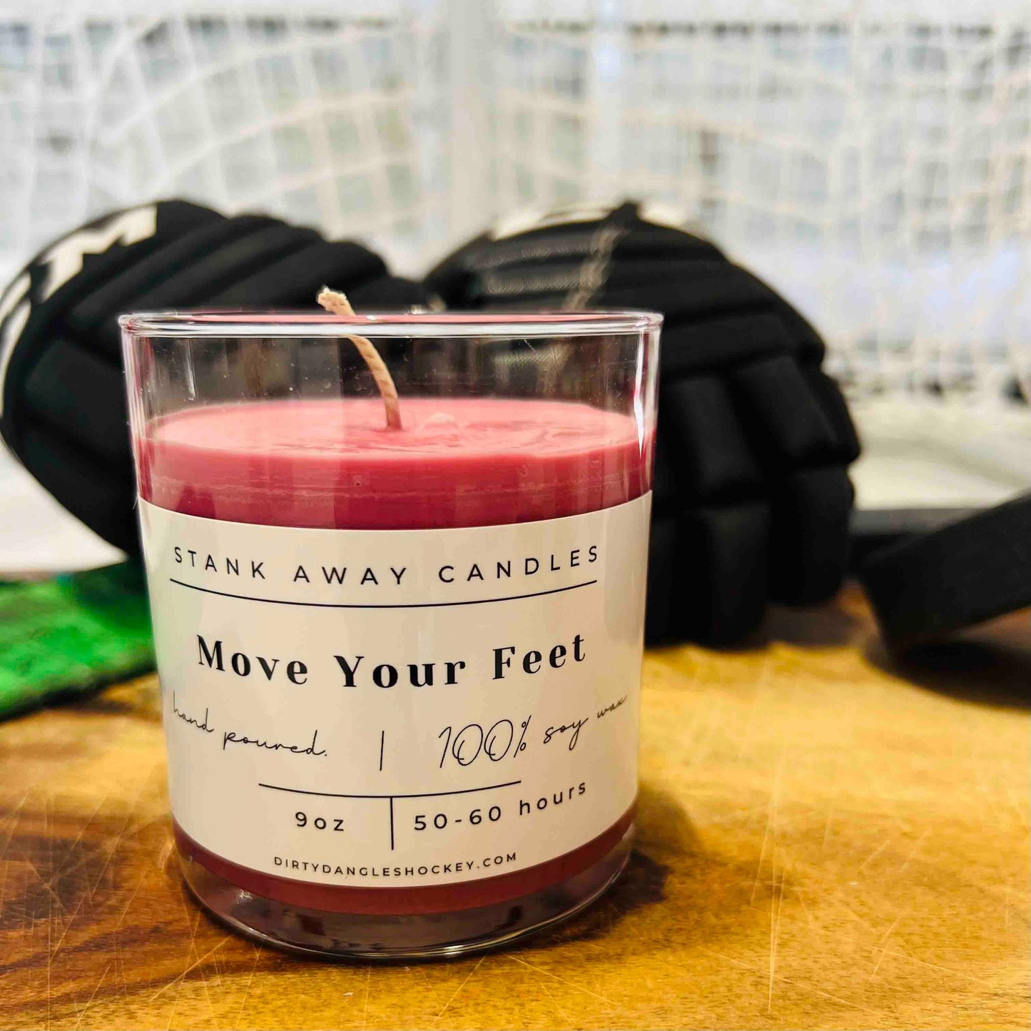 Natural Soy Wax Hockey Candles - Dirty Dangles Hockey
