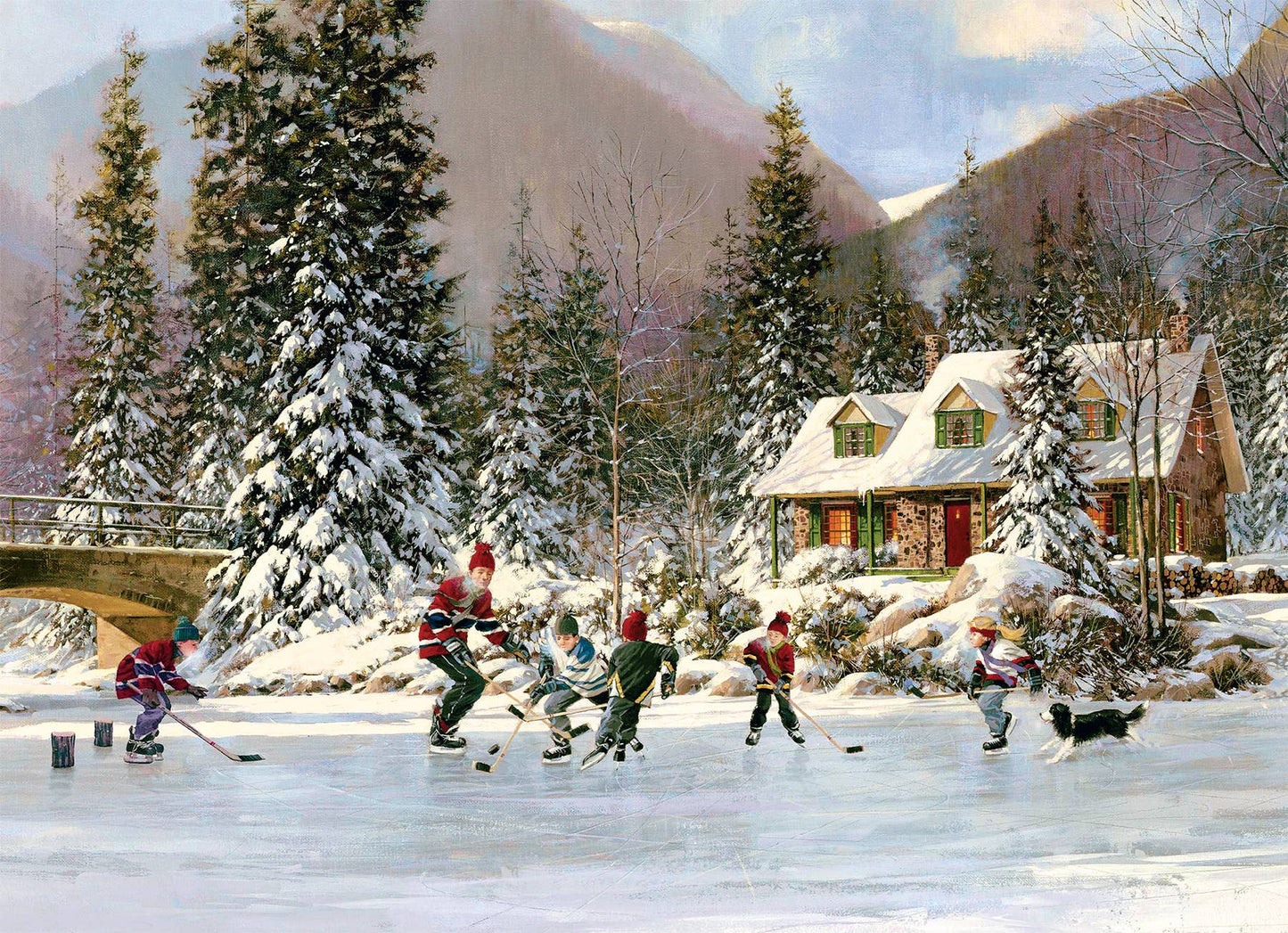 Hockey Pond (tray) 35pc puzzle