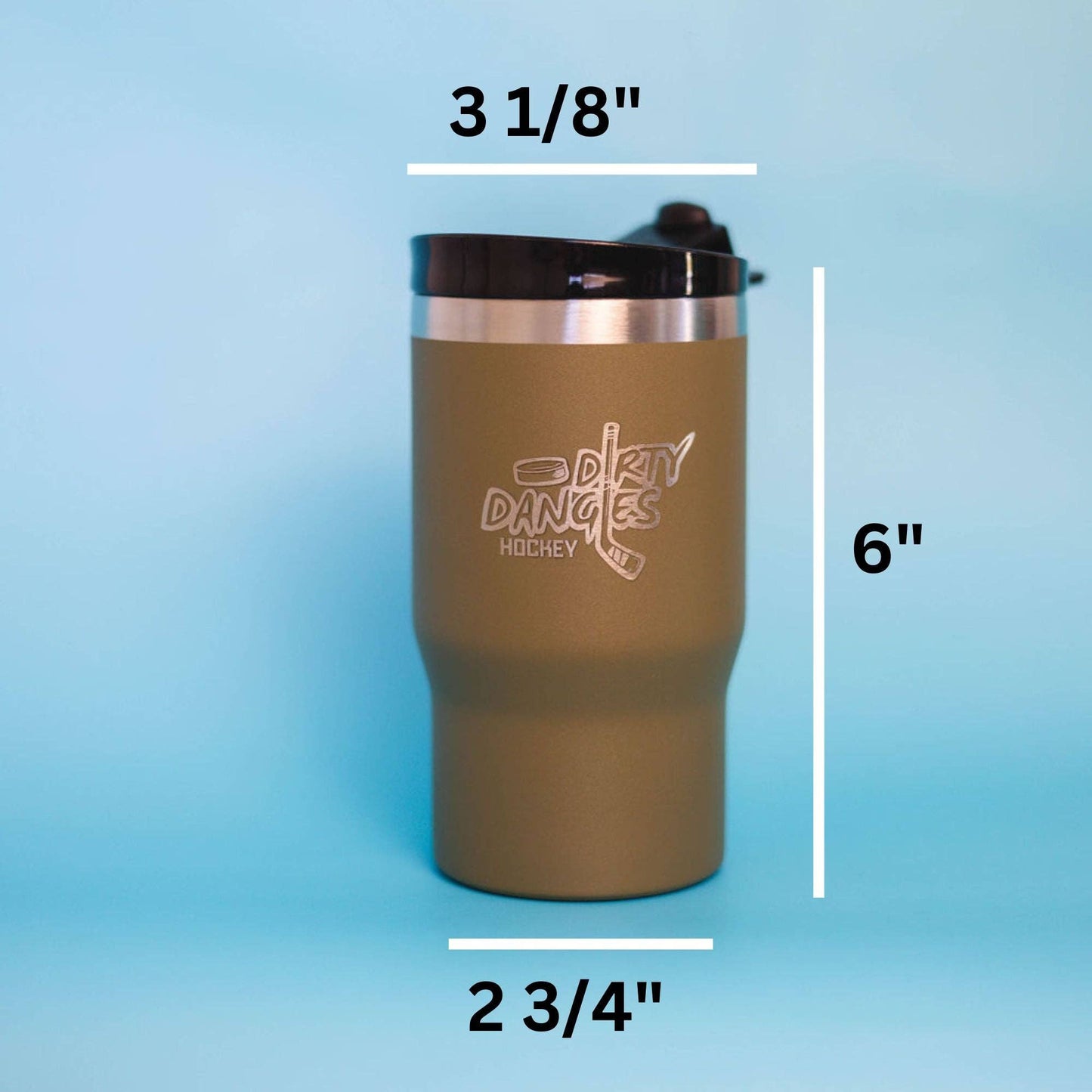 12 oz 4 in 1 Rink Ready Tumbler - Dirty Dangles Hockey