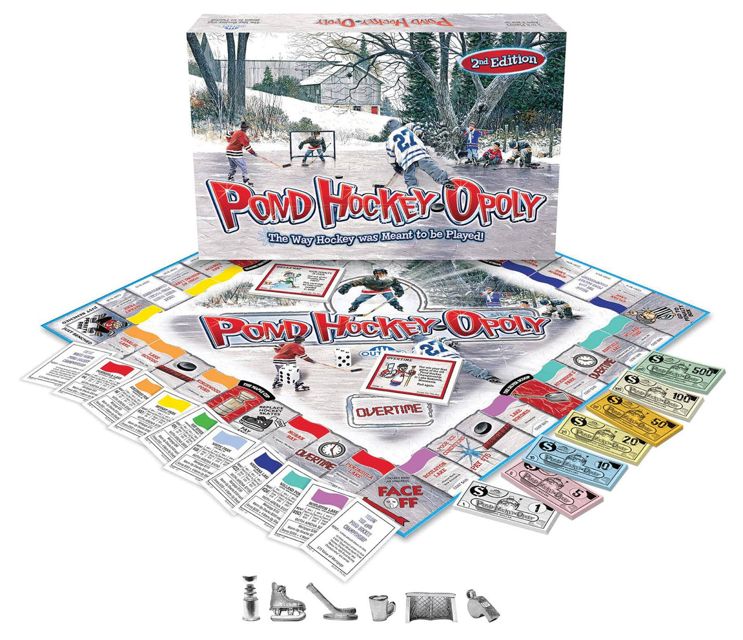 Pond Hockey-opoly (2nd Edition) Board Game