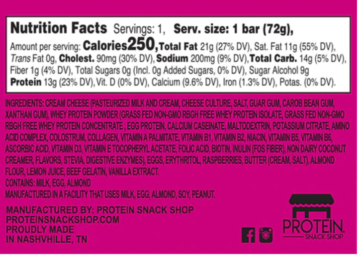 Gourmet Raspberry Protein Cheesecake (Keto)