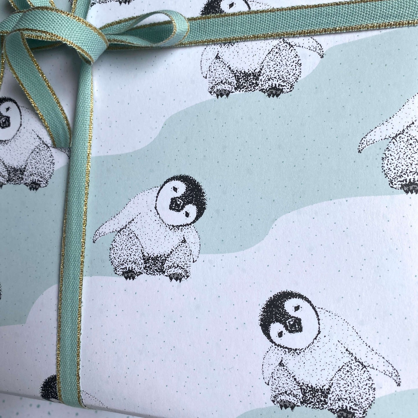 Baby Penguin Wrapping Paper
