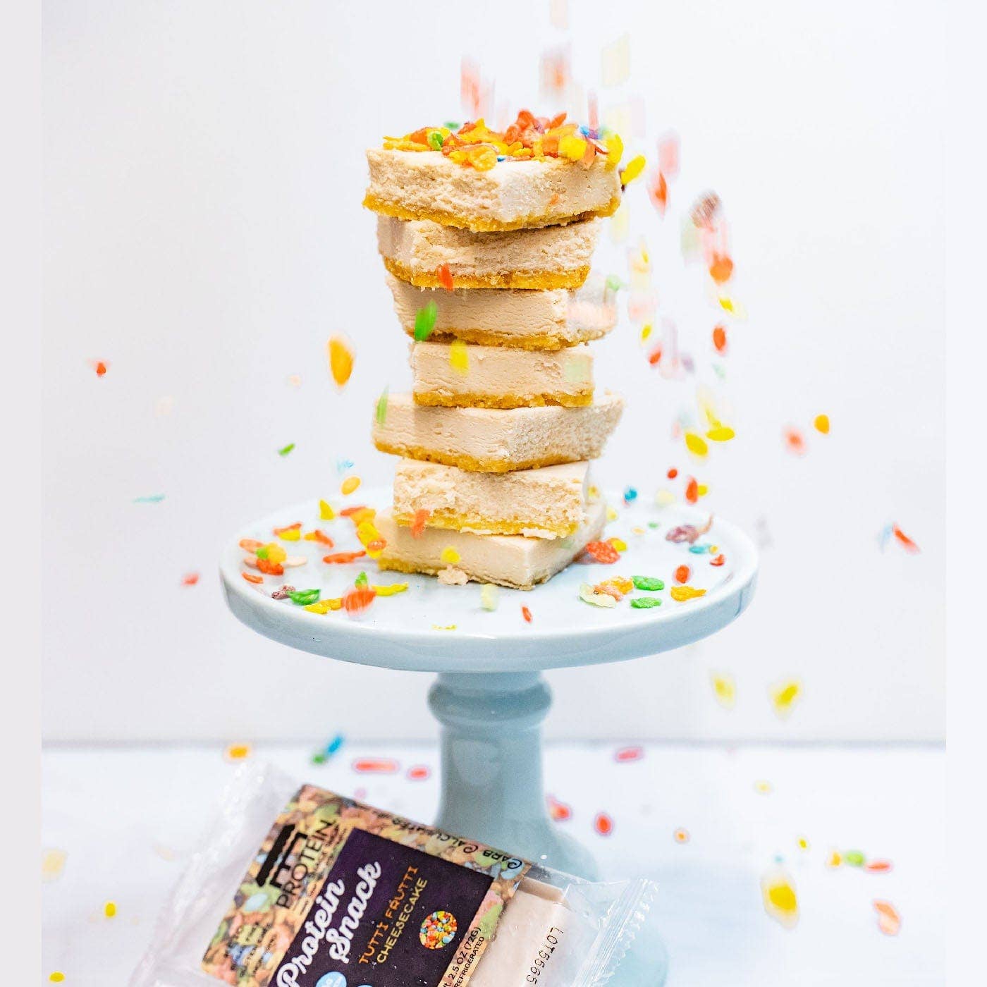 Gourmet Tutti Frutti Protein Cheesecake (Keto)