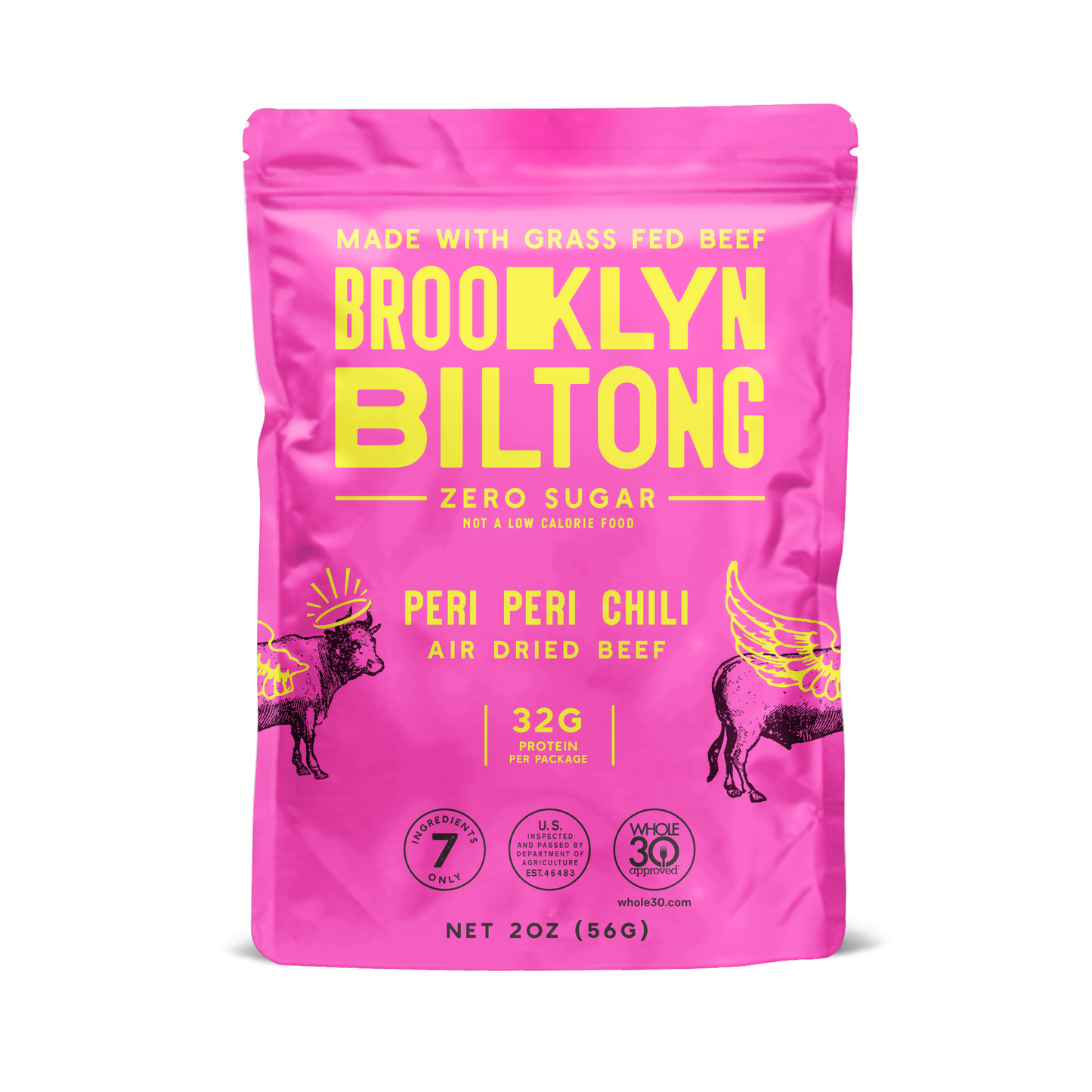 2oz Peri Peri Grass-Fed Biltong Tender Jerky