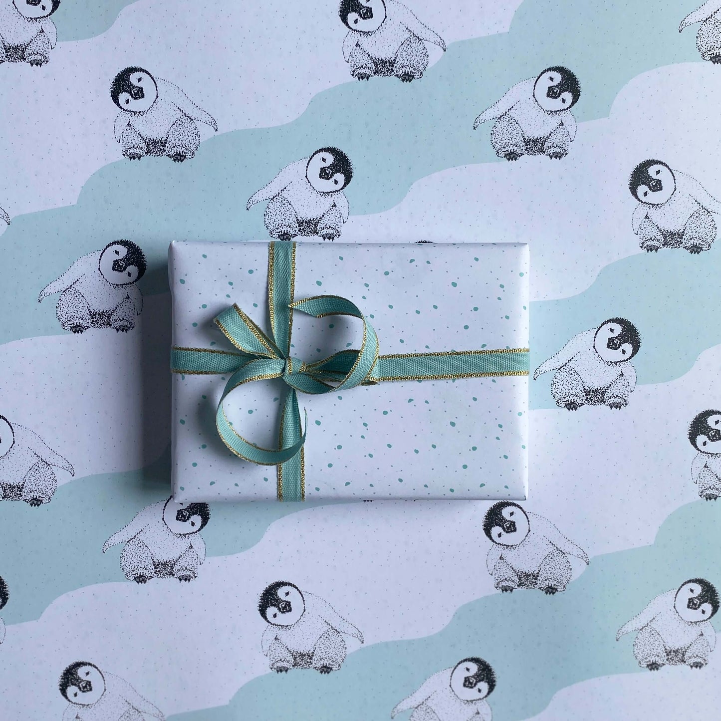 Baby Penguin Wrapping Paper