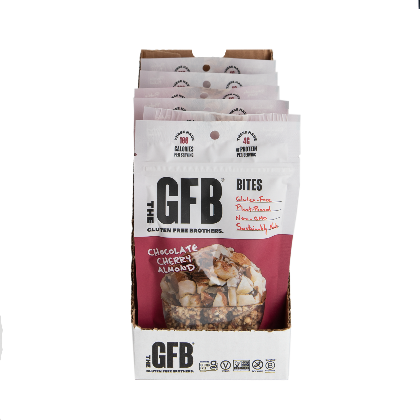 The GFB: Chocolate Cherry Almond Gluten Free Protein Bites