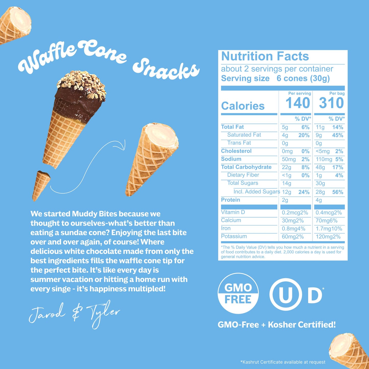Muddy Bites- White Chocolate