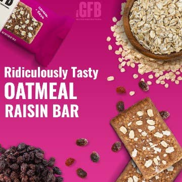The GFB: Oatmeal Raisin Protein Nutrition Snack Bar