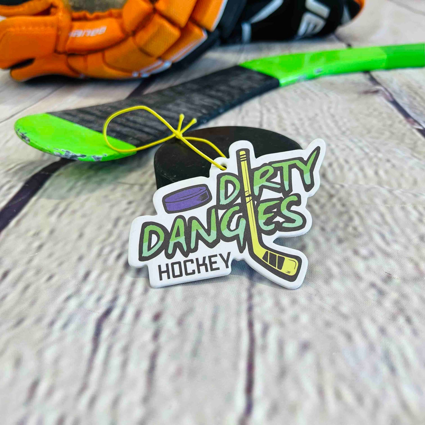 Dirty Dangles Hockey Car Air Fresheners