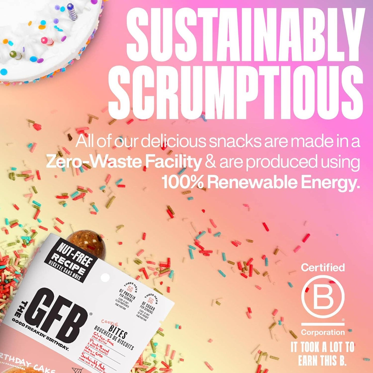 The GFB Birthday Cake Cookie Bites (Nut-Free)
